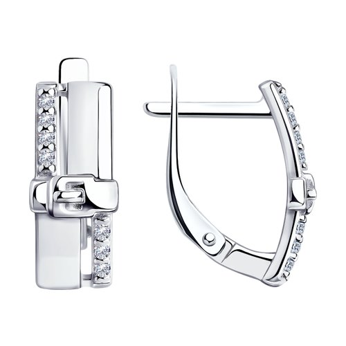 Серьги Diamant - Серебро 925, Фианит (арт. 94-120-00801-1)