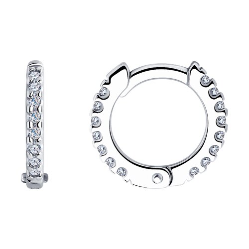 Серьги SOKOLOV - Серебро 925, Фианит (арт. 94025998)