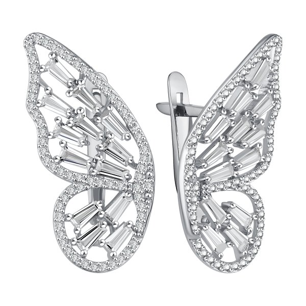 Серьги Talant - Серебро 925, Фианит (арт. 10-72-0001-15626)