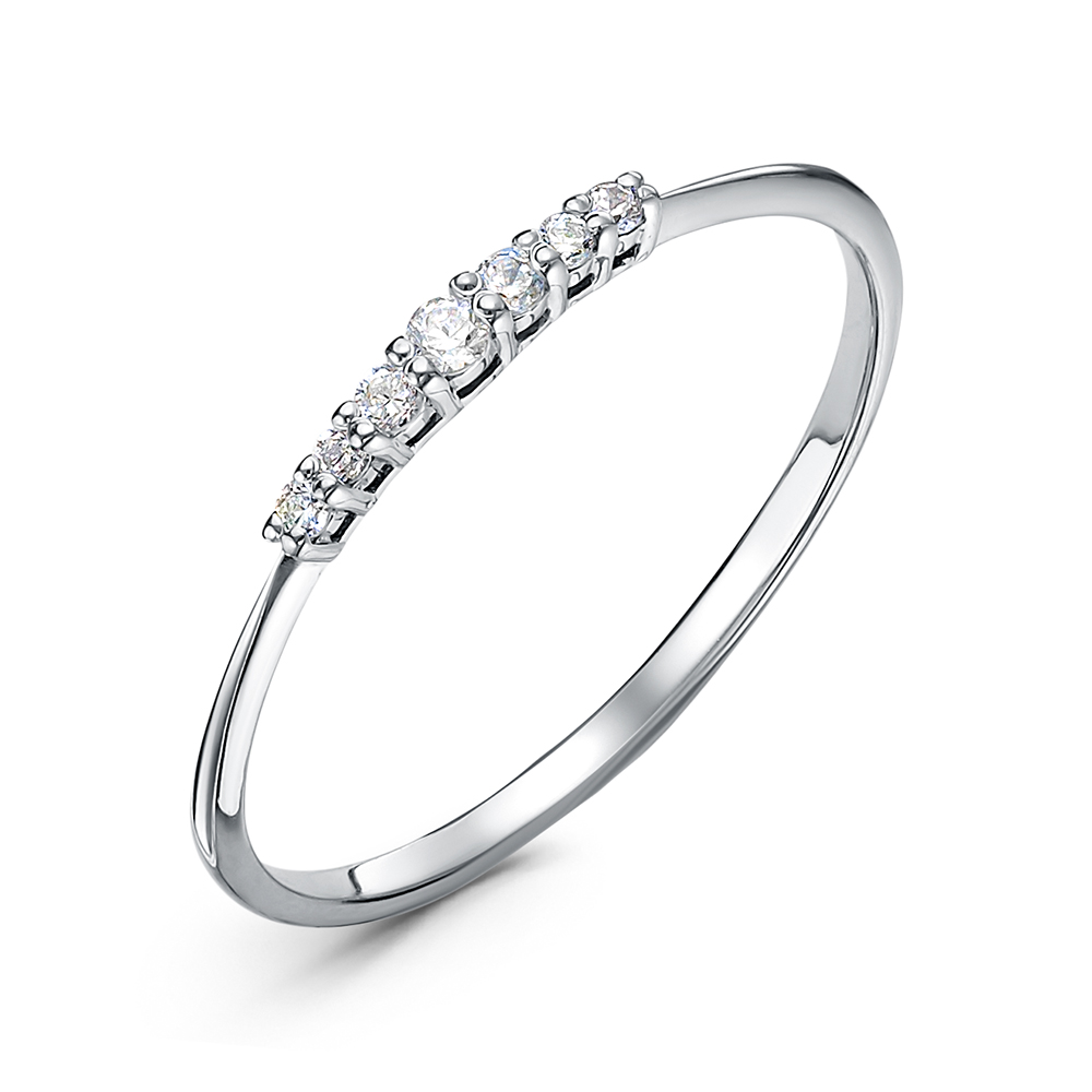 Кольцо Иллада - Серебро 925, Фианит (арт. с112490)