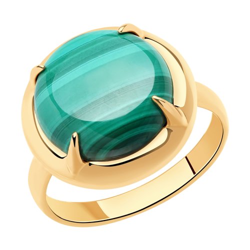 Кольцо SOKOLOV - Серебро 925, Малахит (арт. 83010063)