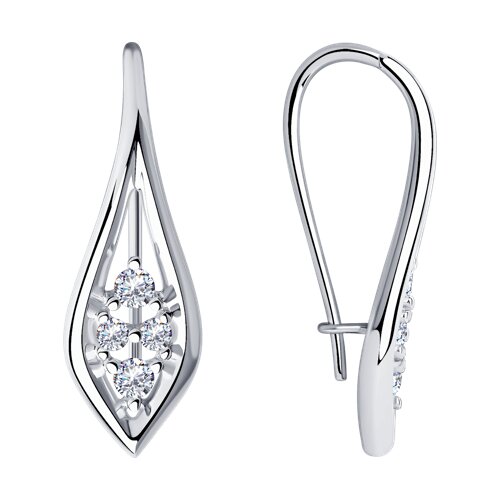 Серьги Diamant - Серебро 925, Фианит (арт. 94-120-00851-1)