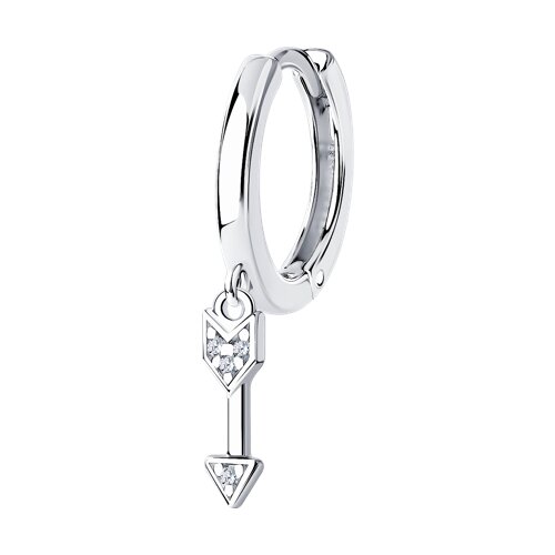 Серьга SOKOLOV - Серебро 925, Фианит (арт. 94170146)
