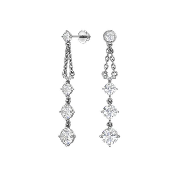 Серьги POKROVSKY - Серебро 925, Фианит (арт. A6121173-00775)