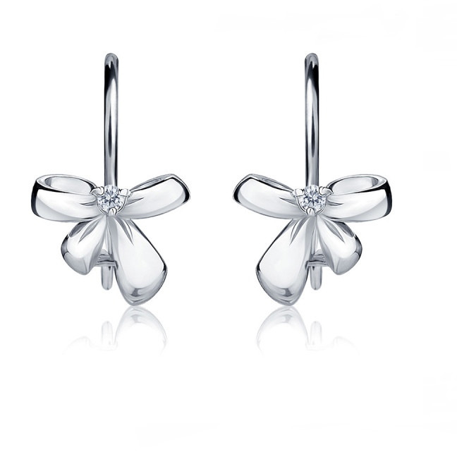 Серьги Platinum Lab. - Платина 950, Бриллиант (арт. ПС-029-01)