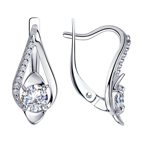 Серьги Diamant - Серебро 925, Фианит (арт. 94-120-00731-1)