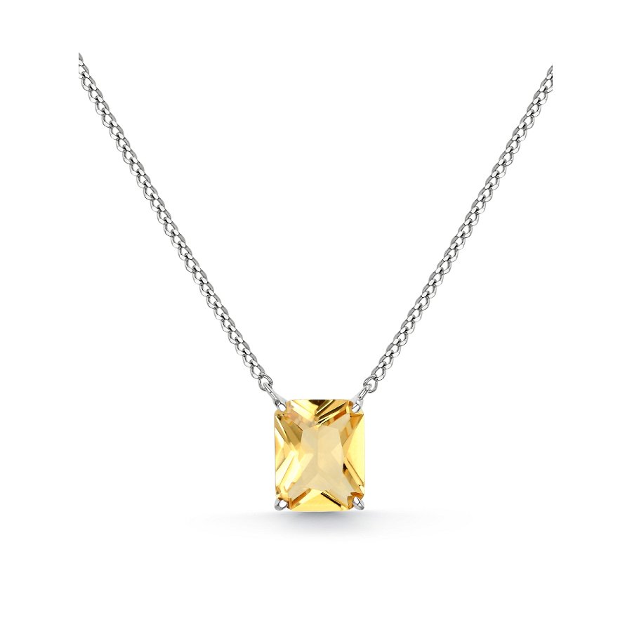 Колье Дар - Серебро 925, Цитрин (арт. Кц-2513рс405)