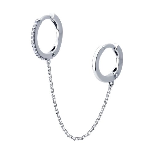 Серьга SOKOLOV - Серебро 925, Фианит (арт. 94170367)