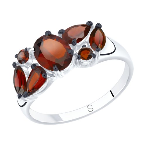 Кольцо SOKOLOV - Серебро 925, Гранат (арт. 92011809)