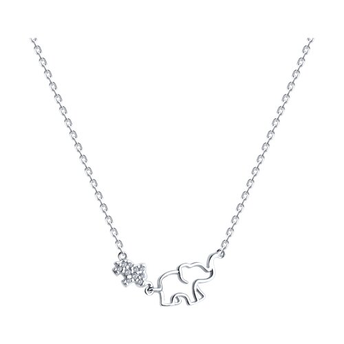 Колье SOKOLOV - Серебро 925, Фианит (арт. 94071036)