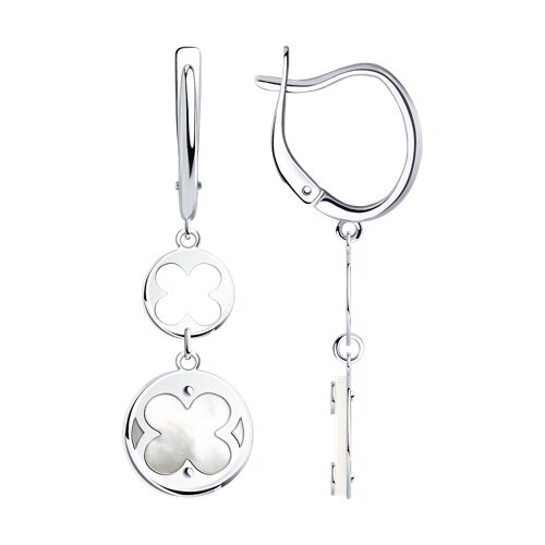 Серьги SOKOLOV - Серебро 925, Перламутр (арт. 83020286)