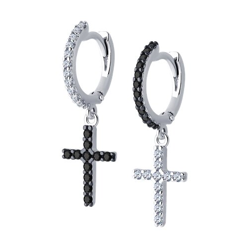 Серьги SOKOLOV - Серебро 925, Фианит (арт. 94026500)