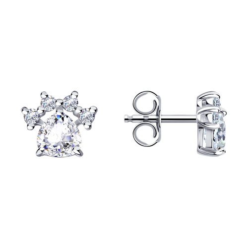 Серьги Diamant - Серебро 925, Фианит (арт. 94-122-00998-1)