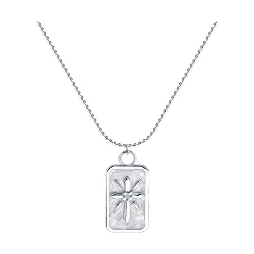 Колье SOKOLOV - Серебро 925, Фианит, Эмаль (арт. 94071097)