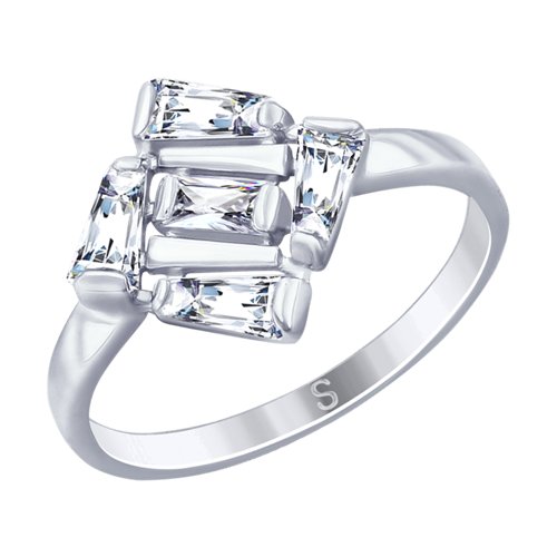 Кольцо SOKOLOV - Серебро 925, Фианит (арт. 94012690)