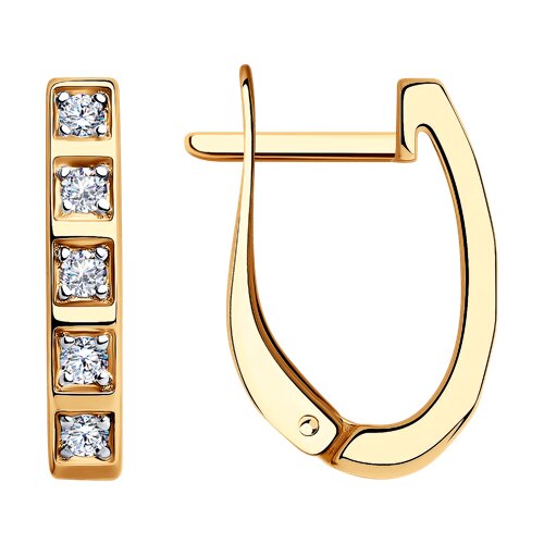 Серьги SOKOLOV - Серебро 925, Фианит (арт. 93022259)