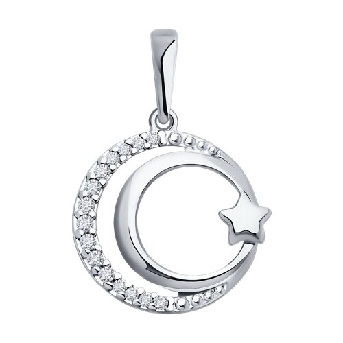 Подвеска SOKOLOV - Серебро 925, Фианит (арт. 94033024)