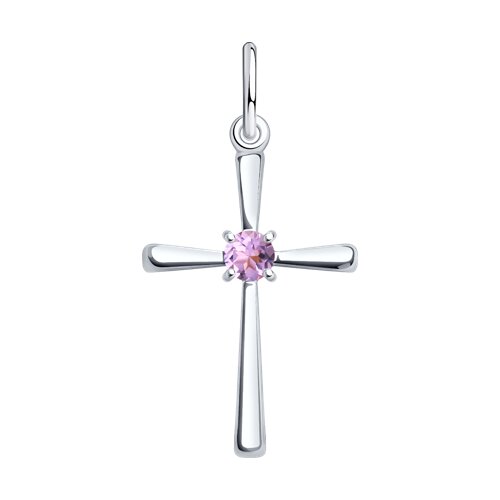 Подвеска SOKOLOV - Серебро 925, Аметист (арт. 92030720)