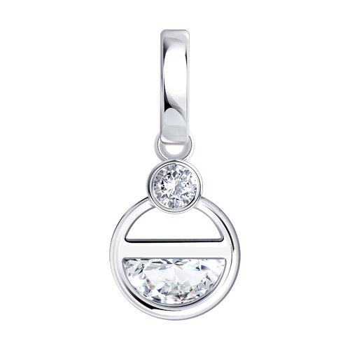 Подвеска SOKOLOV - Серебро 925, Фианит (арт. 94033438)