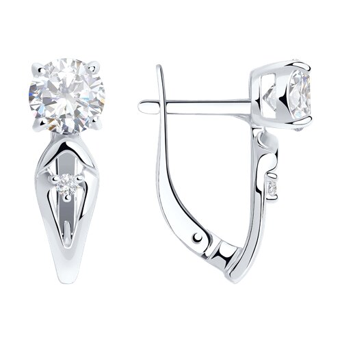 Серьги Diamant - Серебро 925, Фианит (арт. 94-120-00741-1)