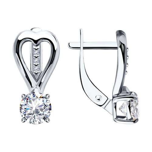 Серьги Diamant - Серебро 925, Фианит (арт. 94-120-01551-1)