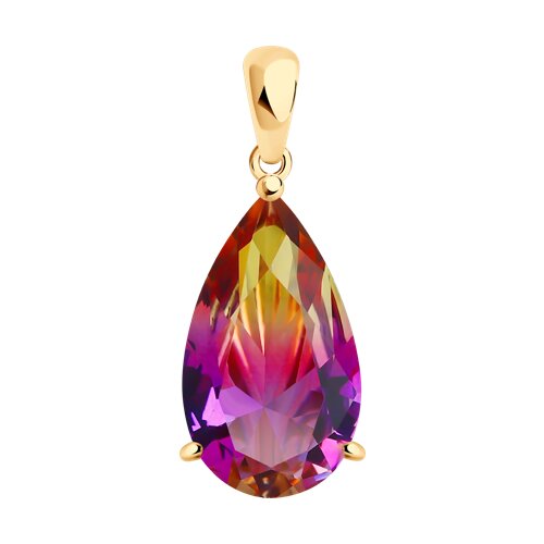 Подвеска SOKOLOV - Серебро 925, Синтетический ситалл (арт. 92030765)