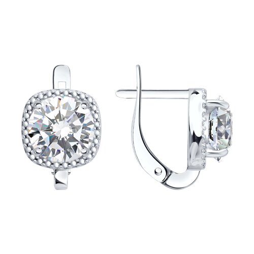 Серьги SOKOLOV - Серебро 925, Фианит (арт. 94027339)