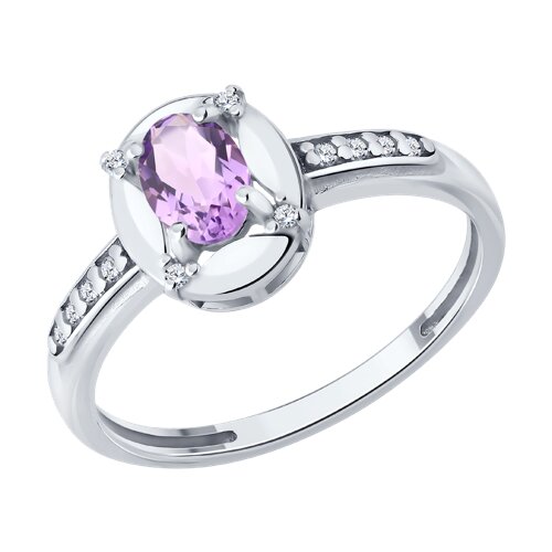 Кольцо SOKOLOV - Серебро 925, Аметист (арт. 92014872)