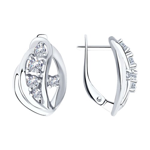 Серьги Diamant - Серебро 925, Фианит (арт. 94-120-00536-1)