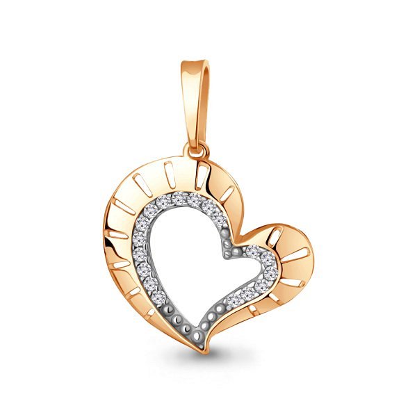 Подвеска Аквамарин - Золото 375, Фианит (арт. 24744А.8)