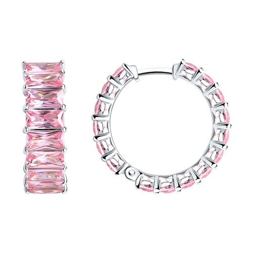 Серьги SOKOLOV - Серебро 925, Фианит (арт. 94025317)