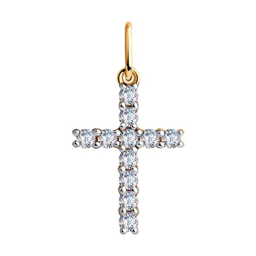 Подвеска SOKOLOV - Золото 375, Фианит (арт. 035851-4)