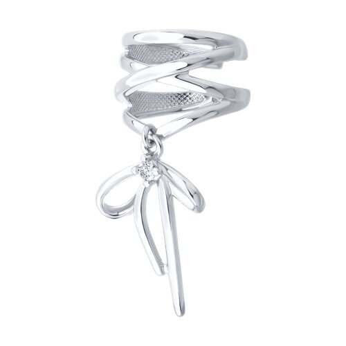 Серьга SOKOLOV - Серебро 925, Фианит (арт. 94170410)