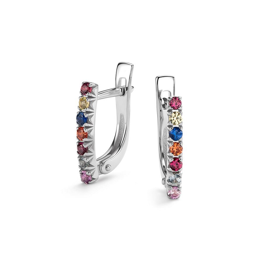 Серьги Дар - Серебро 925, Сапфир (арт. С-5185рс11151)