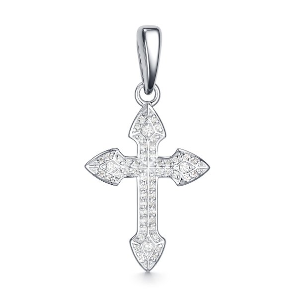 Подвеска Дар - Серебро 925, Фианит (арт. П-2508р00)