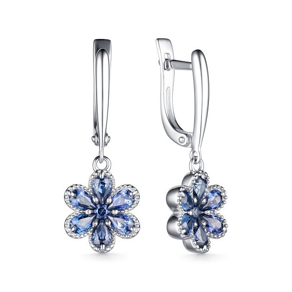 Серьги Дар - Серебро 925, Фианит (арт. С-4117рс264)