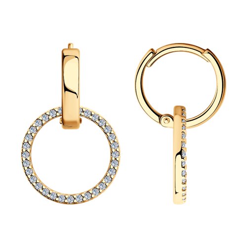 Серьги SOKOLOV - Серебро 925, Фианит (арт. 93022439)