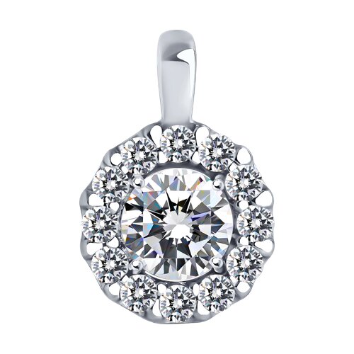 Подвеска SOKOLOV - Серебро 925, Фианит (арт. 94032780)