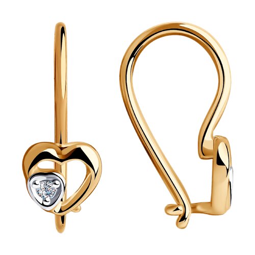 Серьги SOKOLOV - Золото 375, Фианит (арт. 31-120-00712-1)