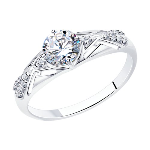 Кольцо SOKOLOV - Серебро 925, Фианит (арт. 94012216)