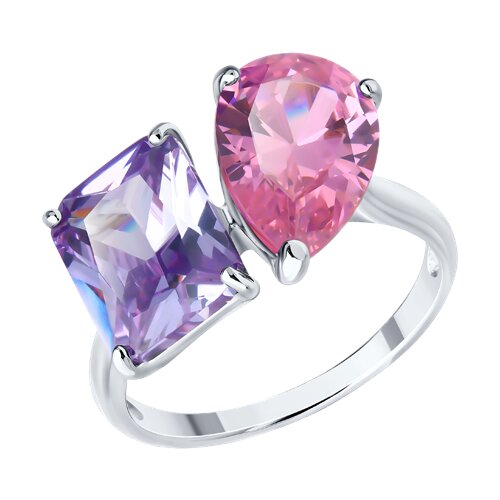 Кольцо SOKOLOV - Серебро 925, Фианит (арт. 94014230)