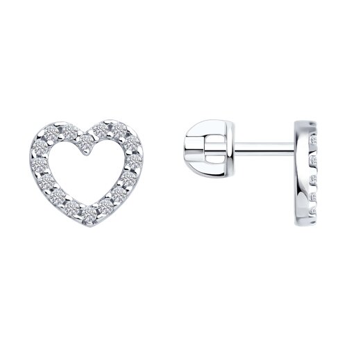 Серьги Diamant - Серебро 925, Фианит (арт. 94-122-02257-1)