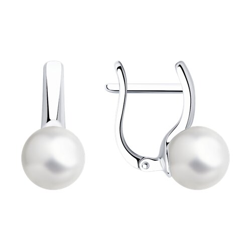 Серьги SOKOLOV - Серебро 925, Жемчуг имитация (арт. 94022487)