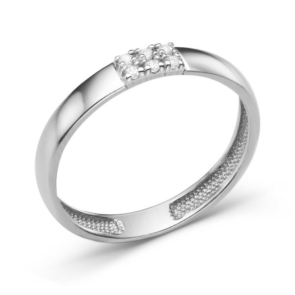 Кольцо ЮФ Династия - Золото 585, Фианит (арт. 000841-3101)