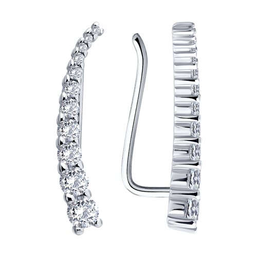 Серьги SOKOLOV - Серебро 925, Фианит (арт. 94027792)