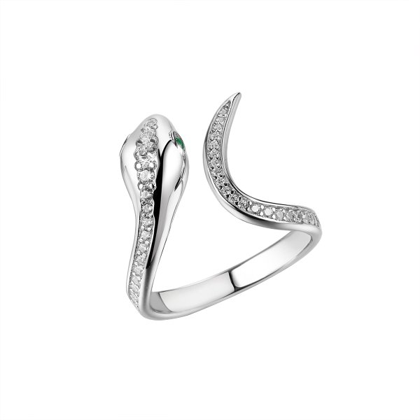 Кольцо FRESH - Серебро 925, Фианит (арт. CZ-R03550-X-W-NCE-X-W)