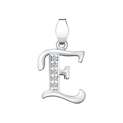 Подвеска SOKOLOV - Серебро 925, Фианит (арт. 94030452)