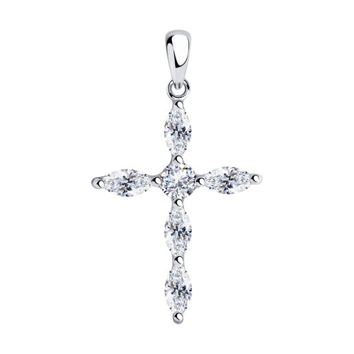 Подвеска SOKOLOV - Серебро 925, Фианит (арт. 94032564)