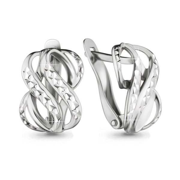 Серьги Аквамарин - Серебро 925 (арт. 31606.5)