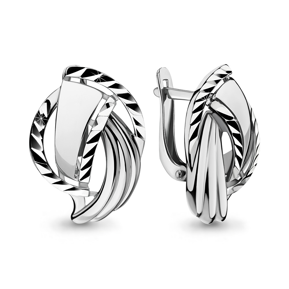 Серьги Аквамарин - Серебро 925 (арт. 33583.5)